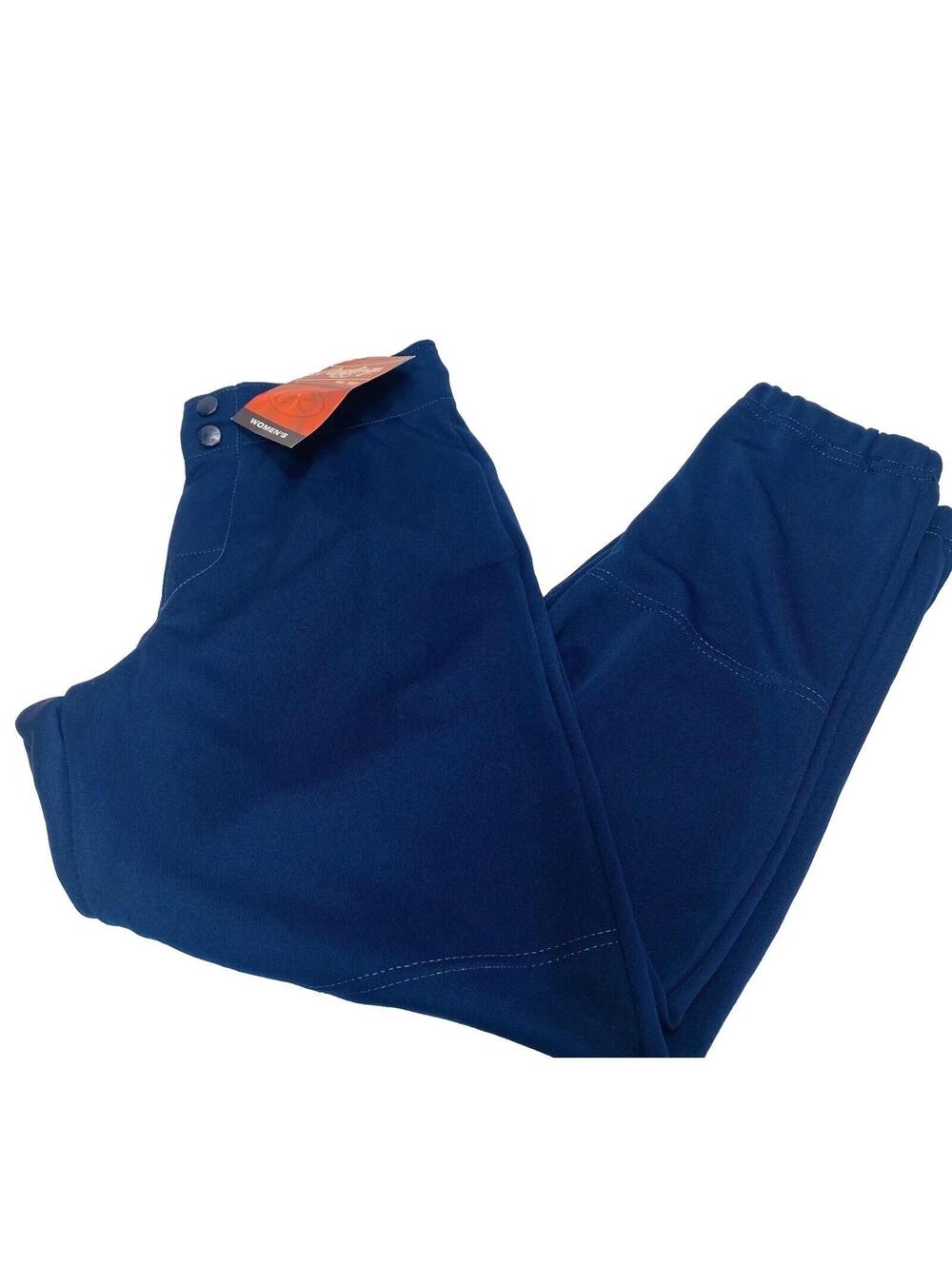 Rawlings Women’s Navy Blue Baseball Pants Size Small Athletic Fit Brand New